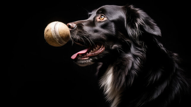 Dogs and balls, HD, Generative Ai