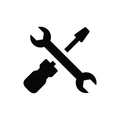 Maintenance repair tools vector icon