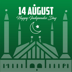 14 august Happy independence day pakistan national day 