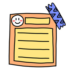 illustration of a clipboard