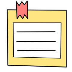 clipboard with list