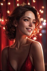 Naklejka premium woman 