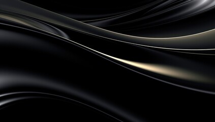 Dark Black background 3d render. Gradient design element for backgrounds, banners, wallpapers, posters and covers.