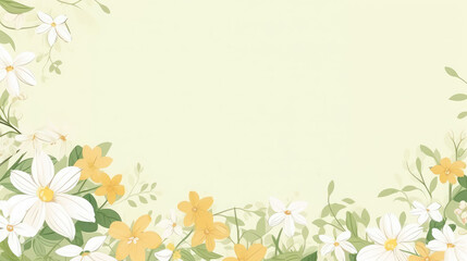 Flower background,  HD, Generative Ai