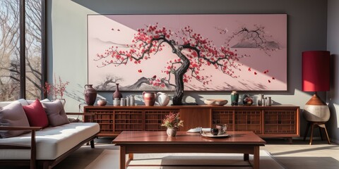Vietnamese Lacquer Living Room Artwork