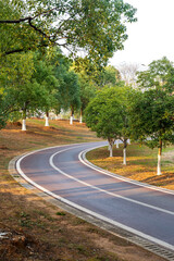 The road of City Park in China