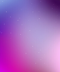 Light Purple, Pink vector layout with cosmic stars. Space stars on blurred abstract background with gradient