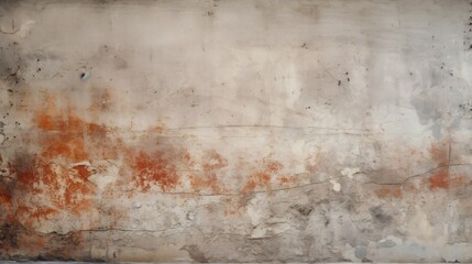 Generative AI : Old grungy concrete wall as background or texture