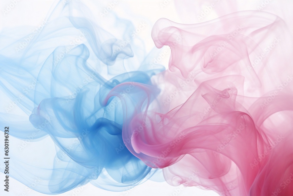 Aufkleber generative ai : abstract art powder paint on white background. movement abstract frozen dust explosi