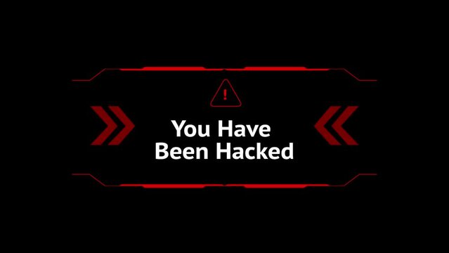 Warning Error Danger Digital System Security Alert Error Message. , Hacking Alert, Cyber Crime Attack Computer Error Distortion Message . data theft, scam, phishing. System warning, hacking attempt