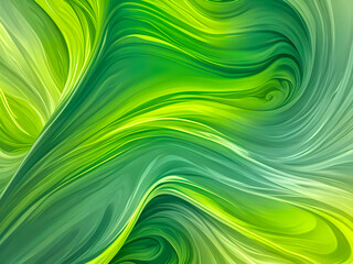 abstract green gradient soft wave background with soft sunlight