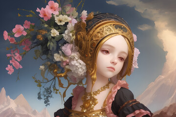 portrait of a person. Generative ai