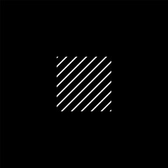 Cyberpunk style square linear shape. Futuristic GUI rectangle shape. HUD figure, cyberpunk aesthetics, futuristic interface. A vector cyber style design element.