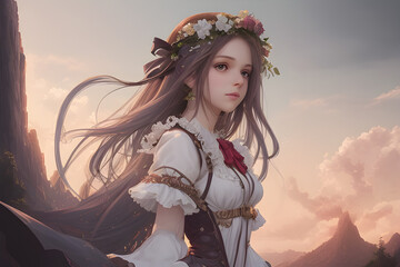 portrait of a woman Generative ai