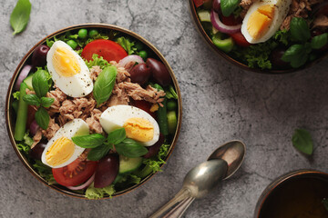 Nicoise salad - traditional French dish