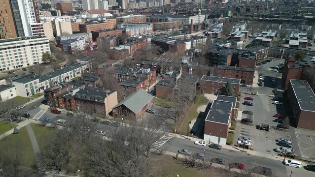 Birds Eye View of Affordable Housing on Boston's South Side