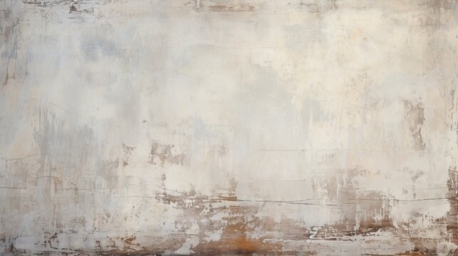 Distressed painted antique wall in white, grey, cream, ivory and gold texture. Beautiful distressed luxury vintage aged metal surface. Ancient, decayed, vintage texture background.