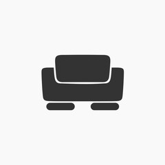 Fototapeta premium sofa icon vector illustration