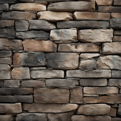 Texture of a rustic stone wall