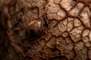 Fototapeta premium Closeup of wrinkles in skin in deep layers. Skin repair and treatment concept for elderly and aged people. Healthcare, medical and aesthetic concept. Closeup Skin old. Skin background texture