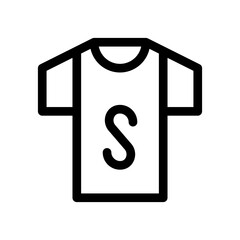 tshirt line icon
