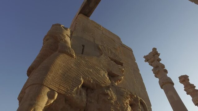 The gate of all nations in Persepolis Marvdasht Iran