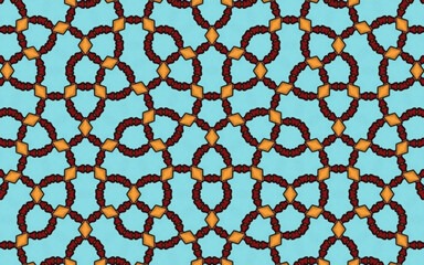 Fototapeta premium Seamless Repeat Decoration Backdrop Artistic Minimal Fashion Beautiful Wrapping Texture Summer Vintage Retro Wallpaper Design Fabric Geometric Modern Textile Background Print Graphic Art Pattern.