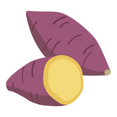美味しそうなさつまいものイラスト