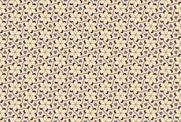 Seamless Repeat Decoration Backdrop Artistic Minimal Fashion Beautiful Wrapping Texture Summer Vintage Retro Wallpaper Design Fabric Geometric Modern Textile Background Print Graphic Art Pattern.