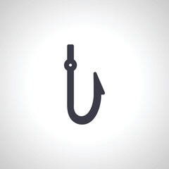fish hook icon. Fishing icon