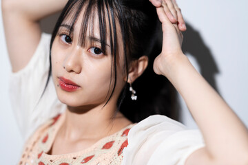 Fototapeta premium 爽やかな若い女性