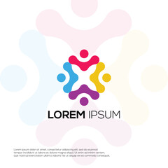 Colorful Person Logo Design