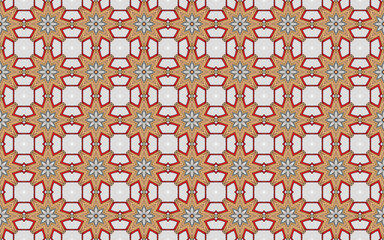 Seamless Decorative Print Geometry Drawing Colorful Vintage Fabric Geometric Backdrop Template Fashion Artistic Art Wallpaper Graphic Modern Background Design Texture Pattern.