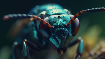 close up of a beetle - obrazy, fototapety, plakaty