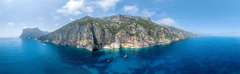 Cala Luna, Cala Mariolu, cala Goloritze, Ostküste, Sardinien, Italien, Panorama
