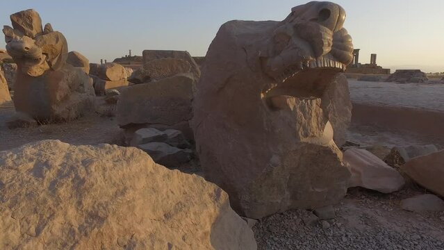 The site of Persepolis Marvdasht Iran