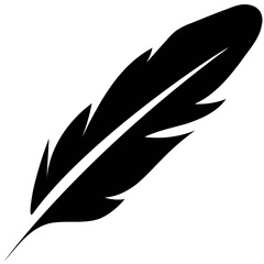 Fototapeta premium Feather Wings Vector Solid Icons