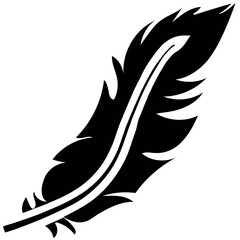 Feather Wings Vector Solid Icons 

