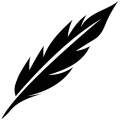 Feathers Vector Solid Icons 

