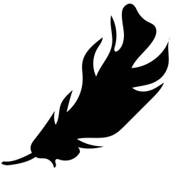 Feathers Vector Solid Icons 

