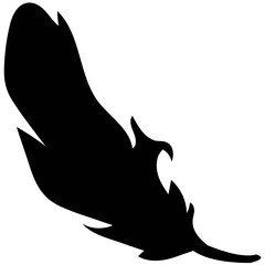 Feathers Vector Solid Icons 

