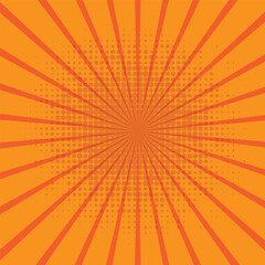 Free vector flat comic style background copy space