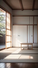 minimalist classic traditional japan room interior