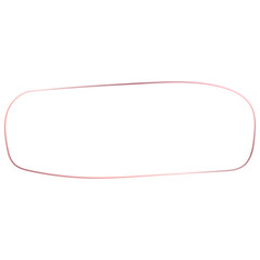Obraz premium Rose gold Abstract Organic Shape Outline Border