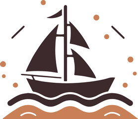 ship vector illustration