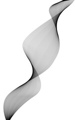 Blend, geometric wave isolated on white