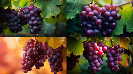 Fototapeta premium red grapes