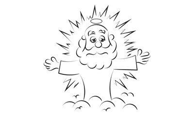 Christian Symbol design for print or use as poster, card, flyer, sticker, tattoo or T Shirt