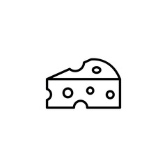 Cheese icon design with white background stock illustration