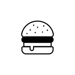 Junk food icon design with white background stock illustration